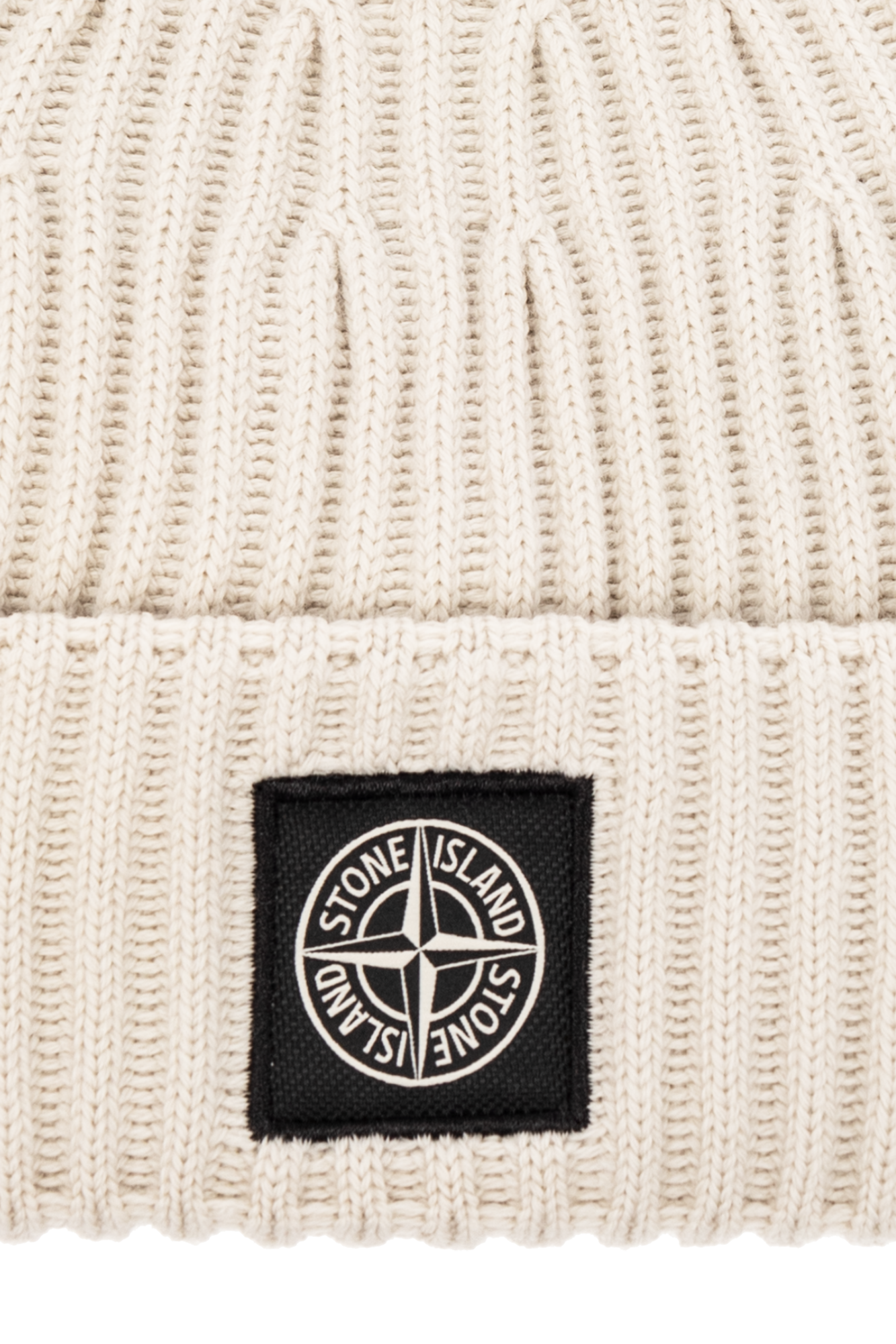 Grey Beanie with logo patch Stone Island - Vitkac Canada